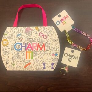 Charm It! Rainbow Bracelet and Mermaid Tiara Charm Set